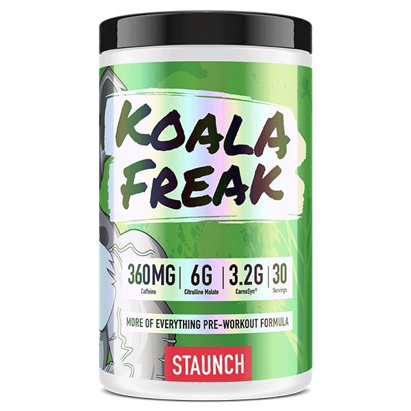  Koala Freak Pre Workout Ingredients for push your ABS