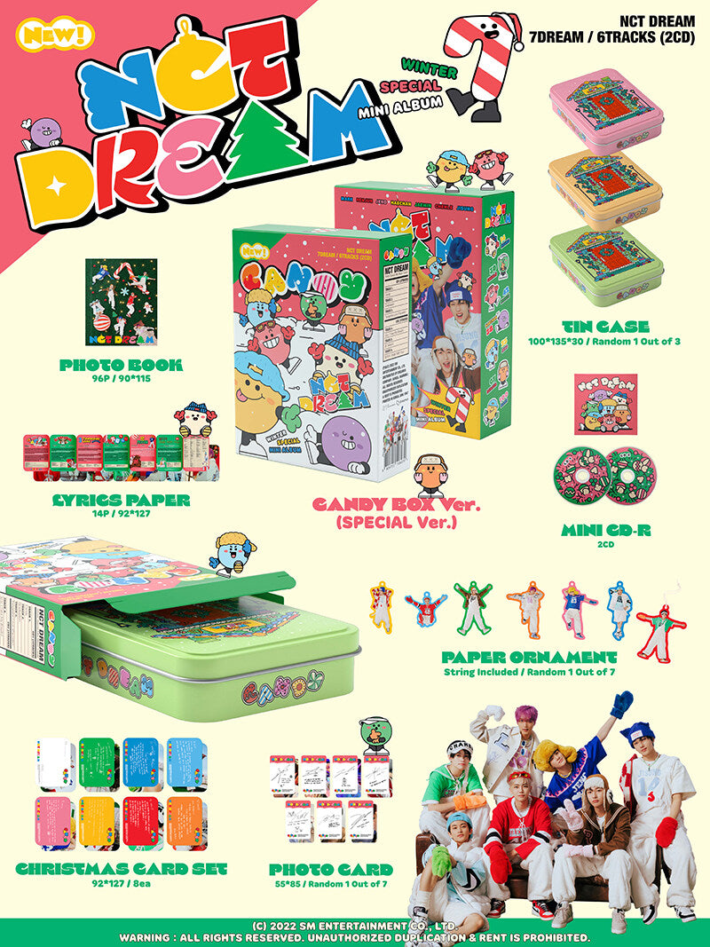 NCT DREAM WINTER SPECIAL MINI ALBUM 'CANDY' (SPECIAL) DETAIL
