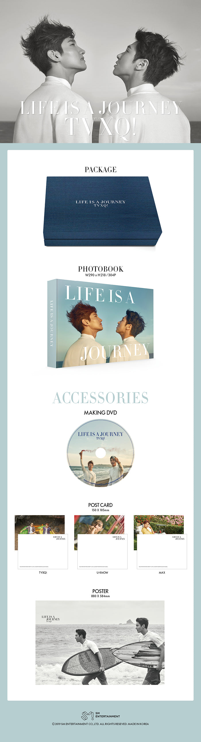 TVXQ 'LIFE IS JOURNEY' PHOTO BOOK detail