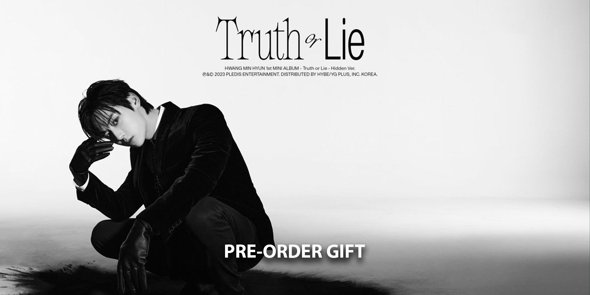 HWANG MIN HYUN 1ST MINI ALBUM 'TRUTH OR LIE' (DELUXE) DETAIL