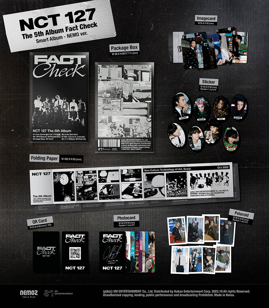 NCT 127 5TH ALBUM 'FACT CHECK' (QR) DETAIL