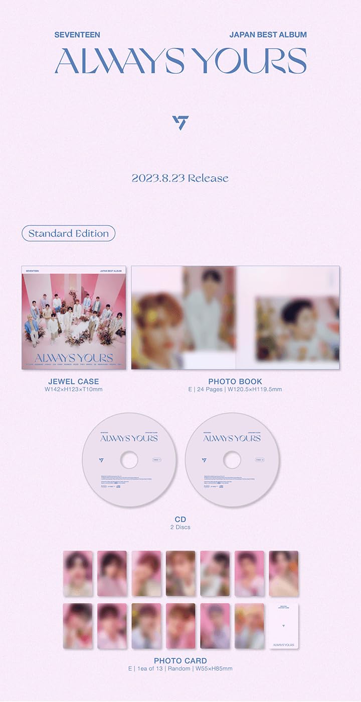 SEVENTEEN JAPAN BEST ALBUM 'ALWAYS YOURS' (STANDARD) DETAIL