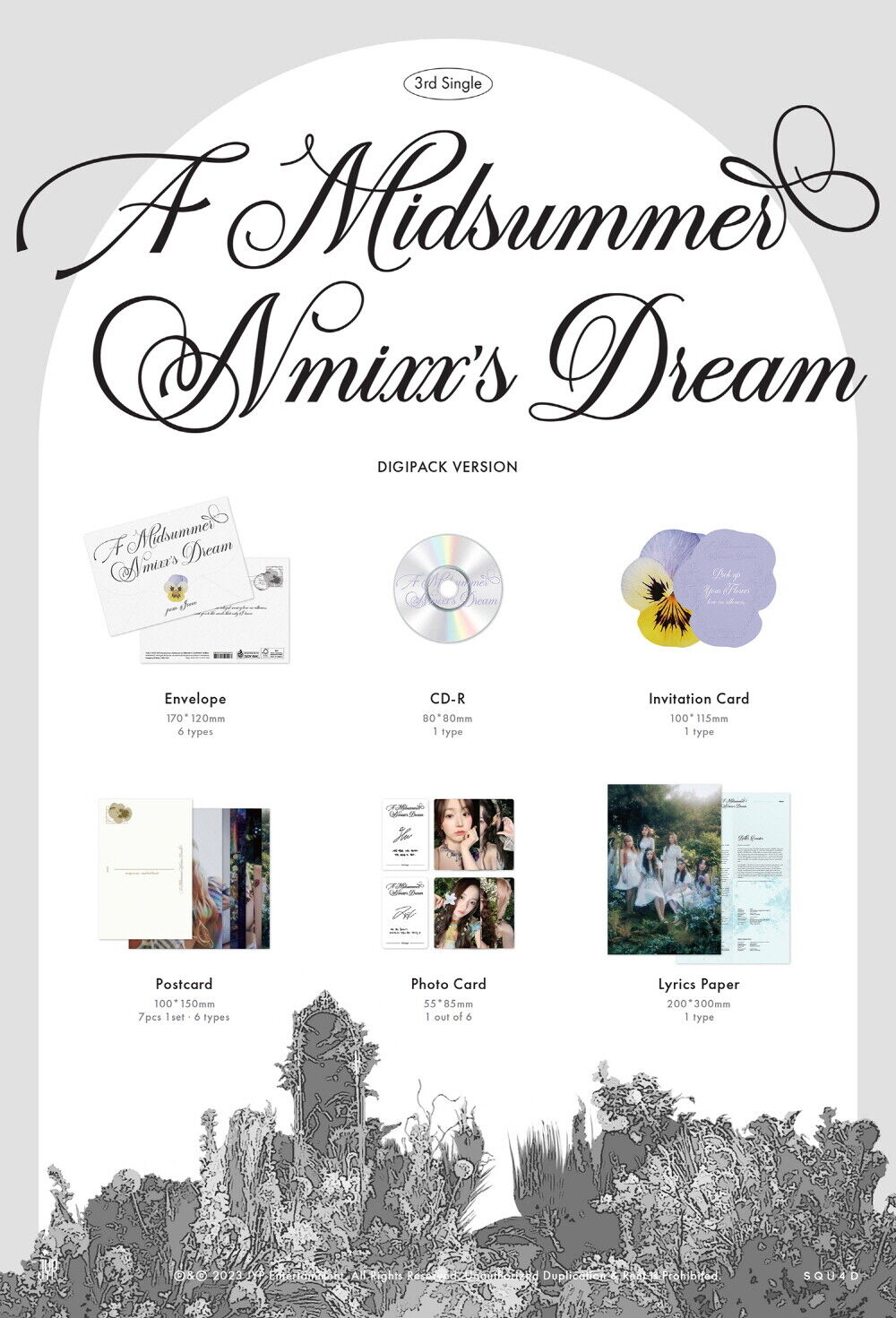 NMIXX 3RD SINGLE ALBUM 'A MIDSUMMER NMIXX'S DREAM' (DIGIPACK) DETAIL