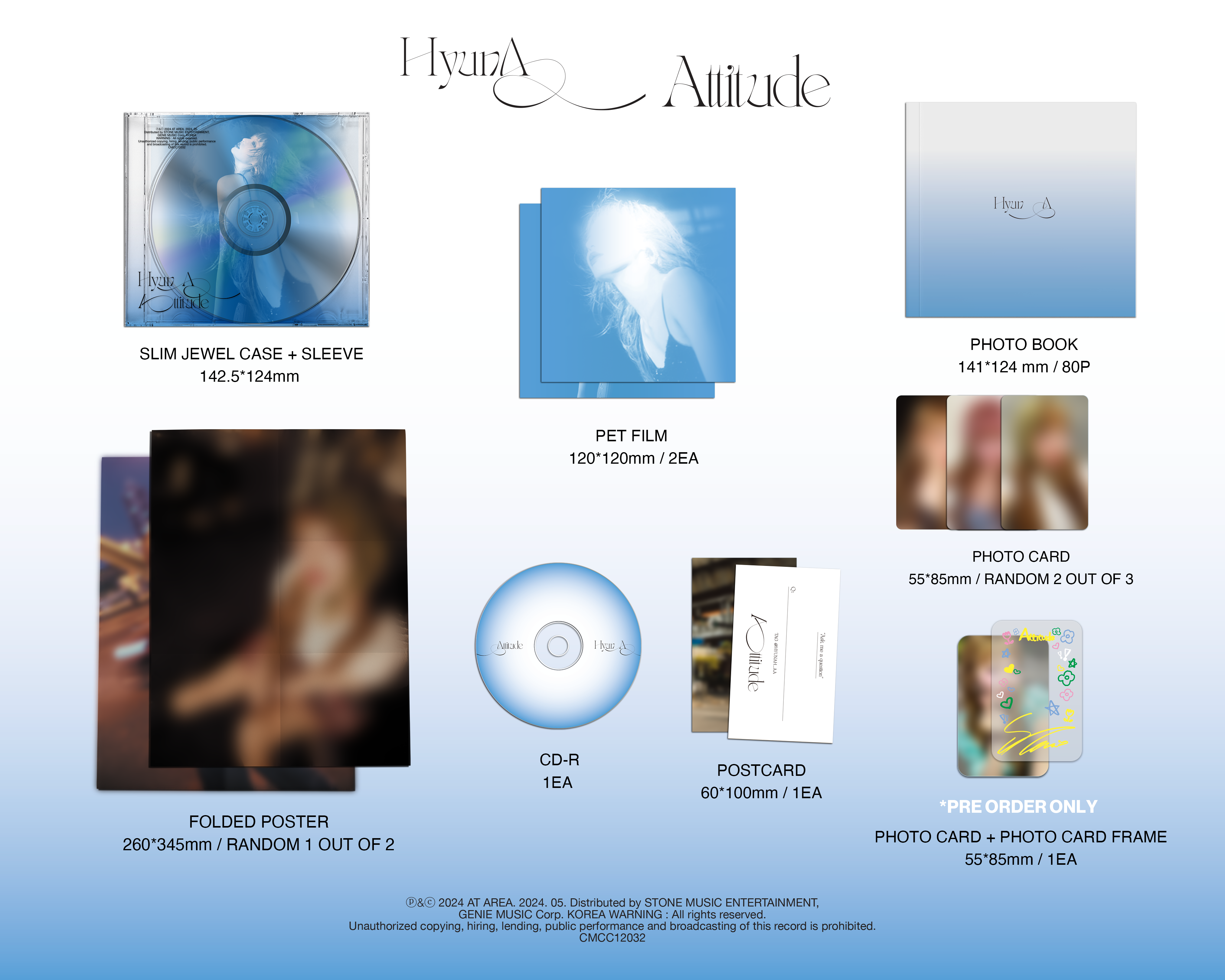HYUNA EP ALBUM 'ATTITUDE' DETAIL