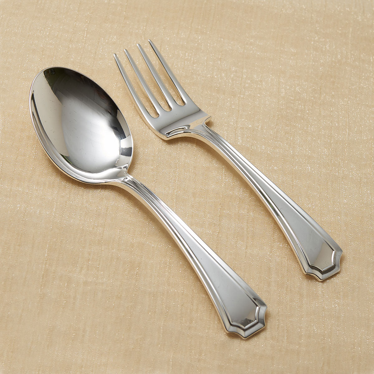 sterling silver baby fork and spoon set