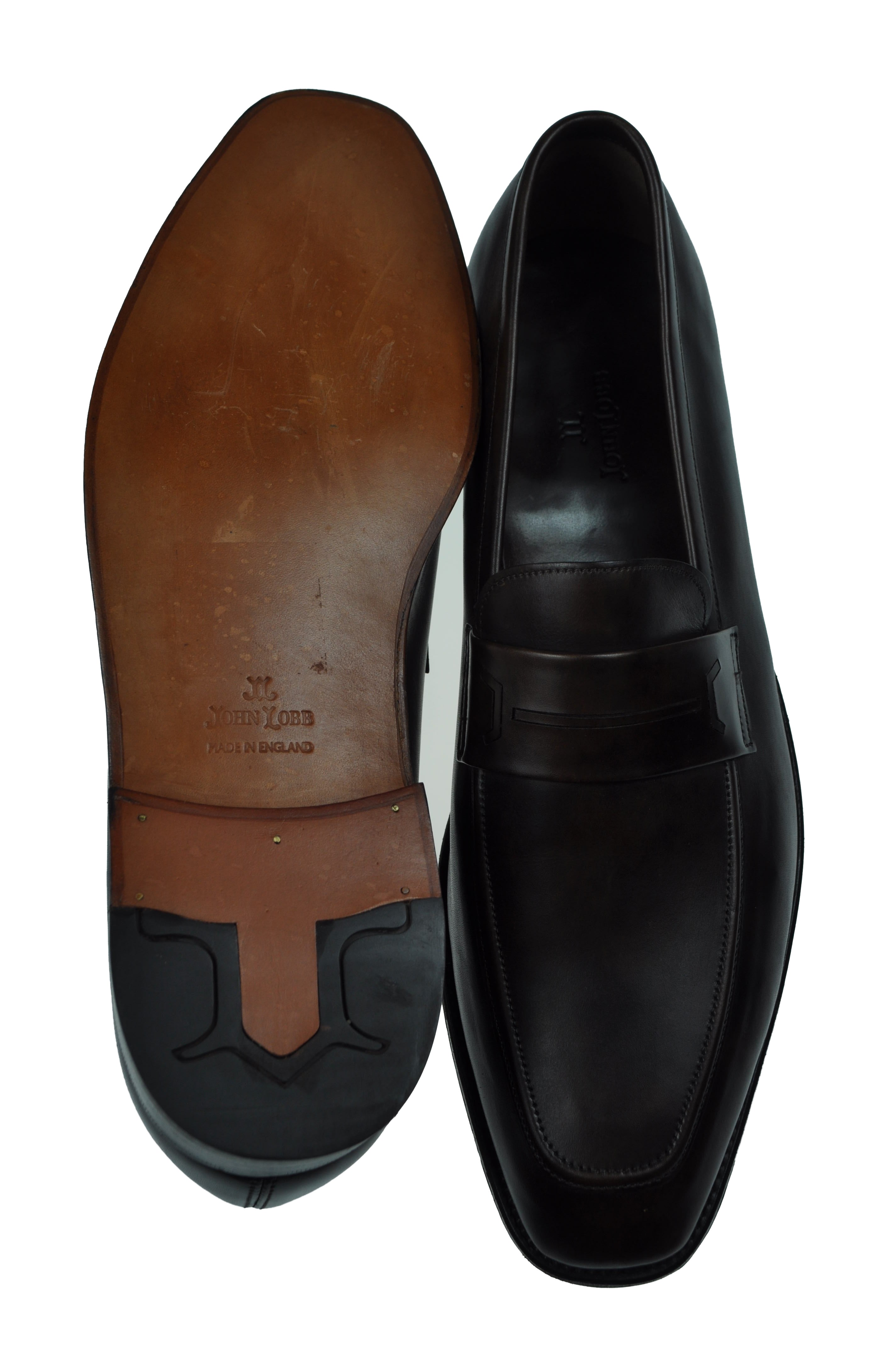 John Lobb Kipling Brown Loafers Shoes 