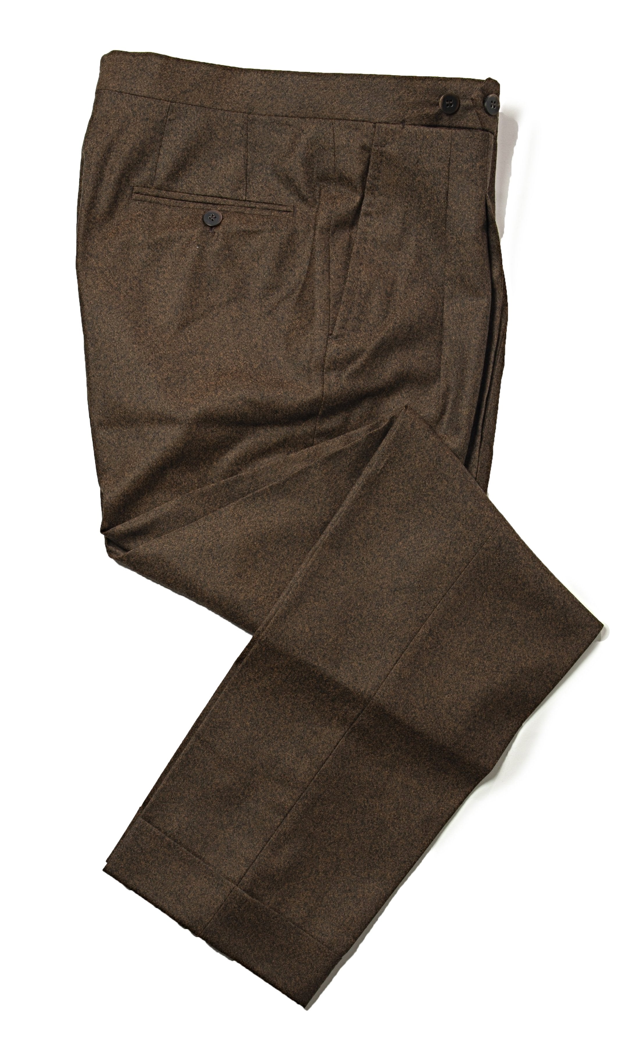 brown wool pants