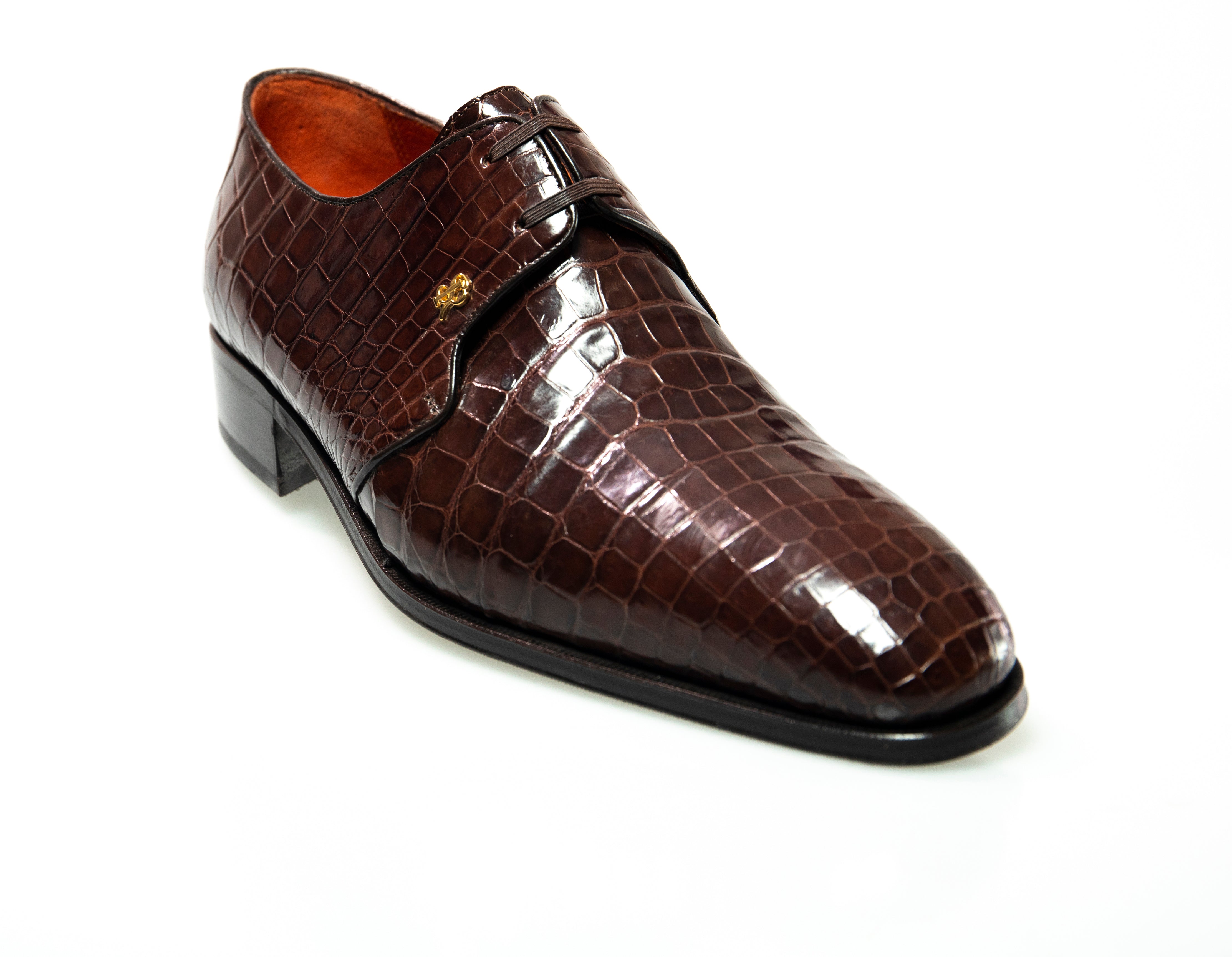 crocodile oxford shoes