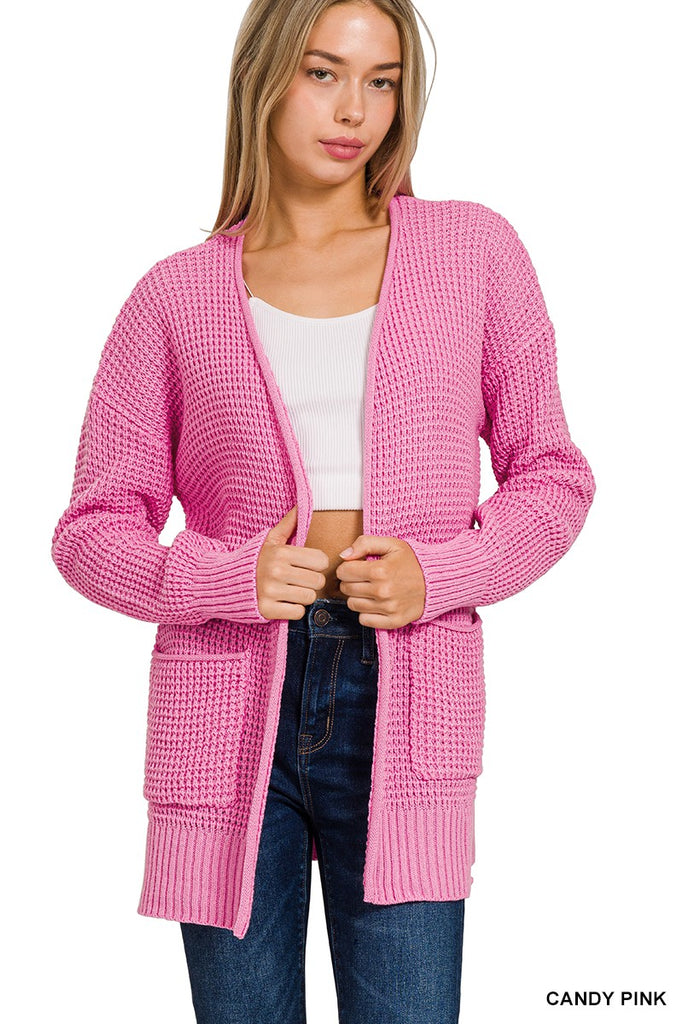 Reality Check Pink Cardigan – The Sister\'s Boutique