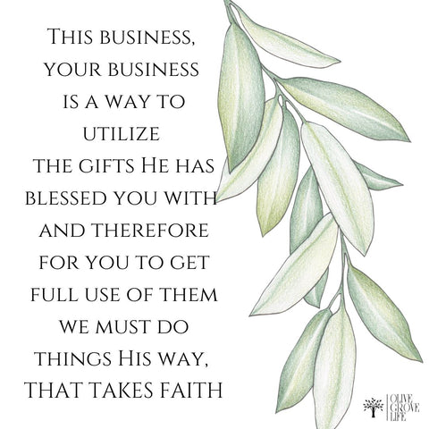 Your business takes faith