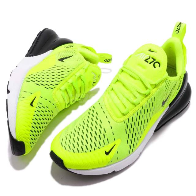 nike air max 270 white and neon green