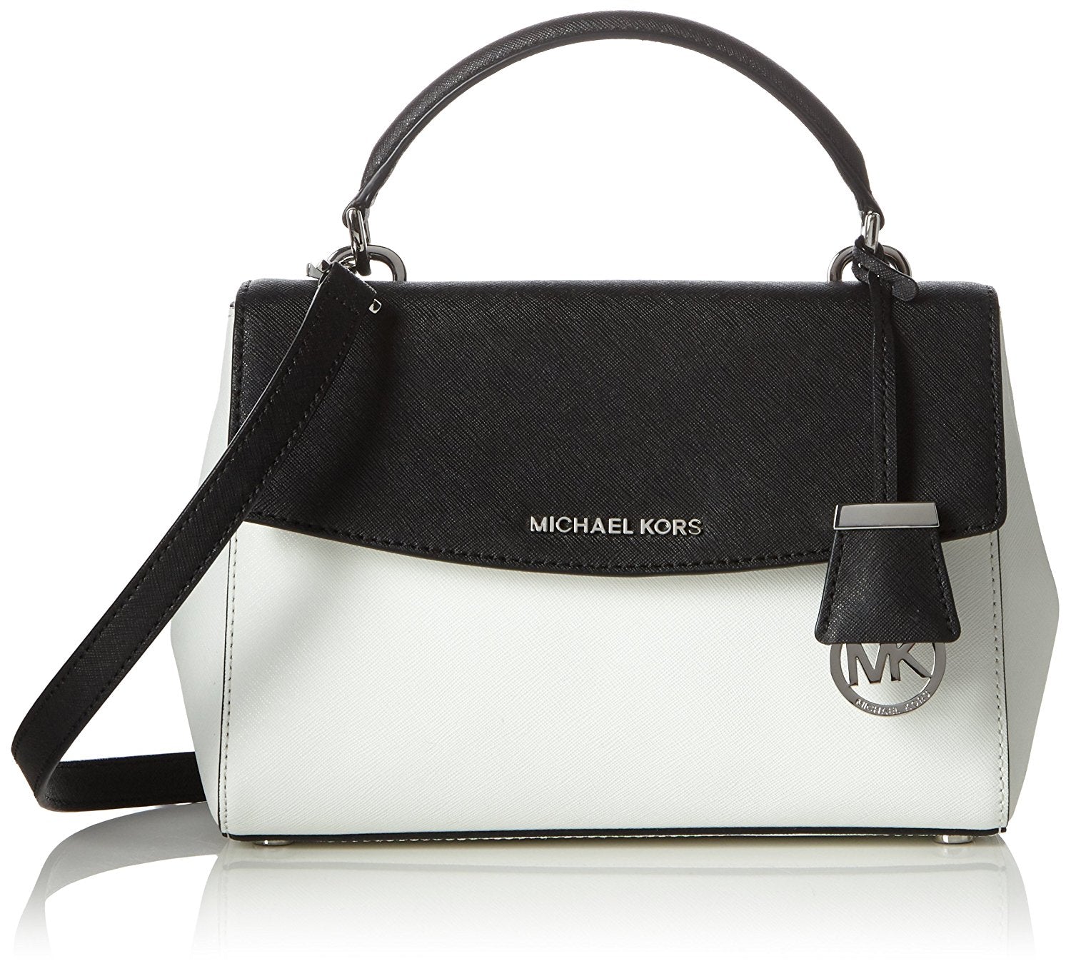 michael kors bags black and white