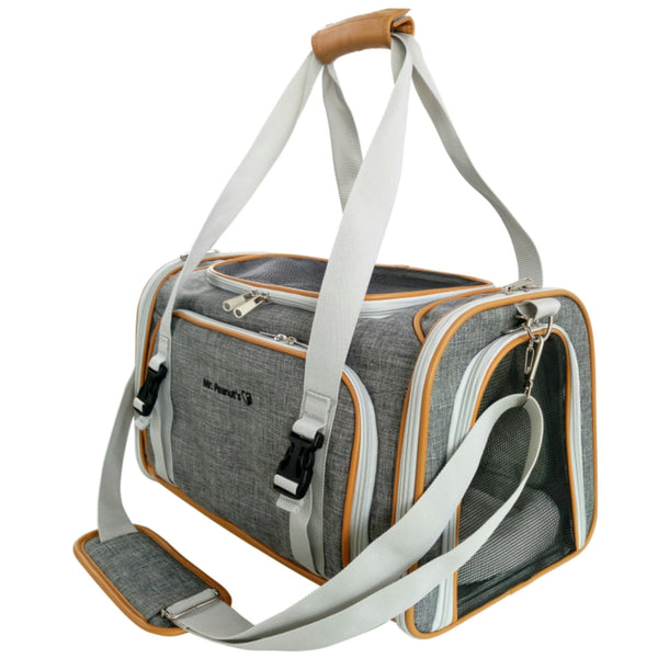 Mr. Peanut's Expandable Travel Pet Carrier - Airline Approved - Mr ...