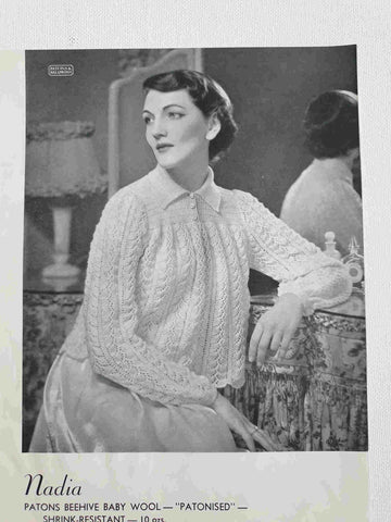 vintage 1950s bed jacket