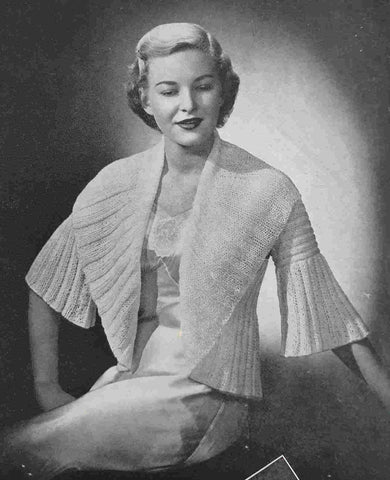 vintage 1950s bed jacket