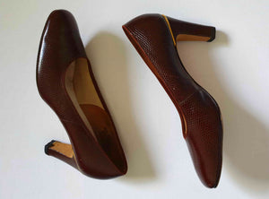 1960s Faux Lizard, Leather Shoes, Pumps, by Miss Holmes – Louisa Amelia ...