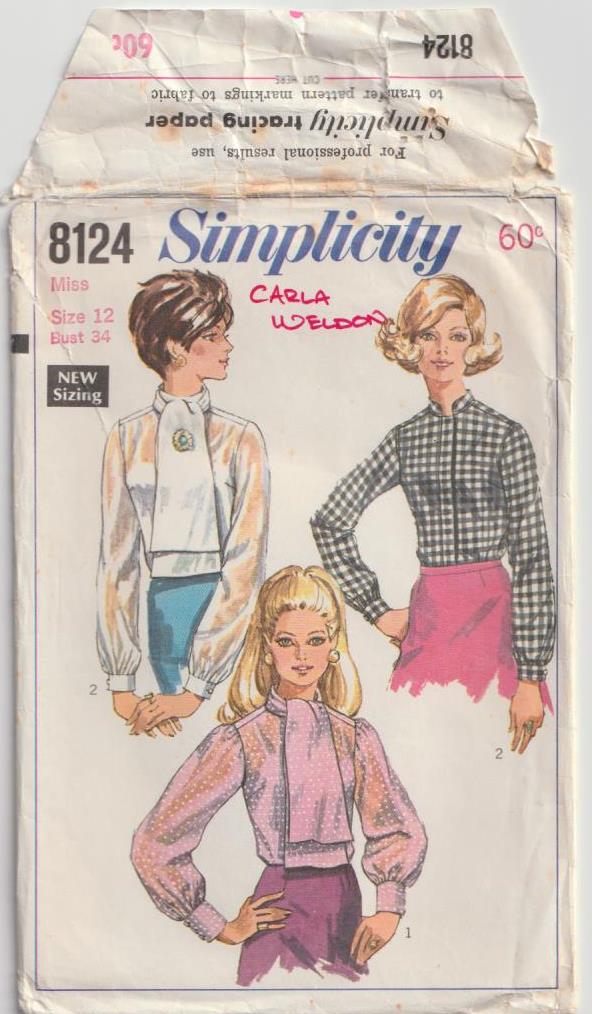 Simplicity Pattern No. 8255 60's Vintage Sewing Pattern: 60s