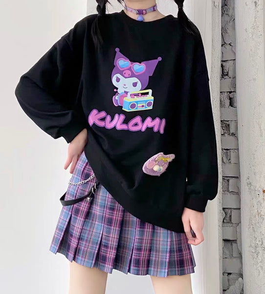 Kawaii Kuromi Hoody – ivybycrafts