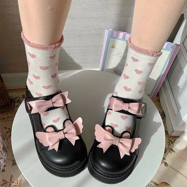 Cute Bowknot Lolita Shoes – ivybycrafts