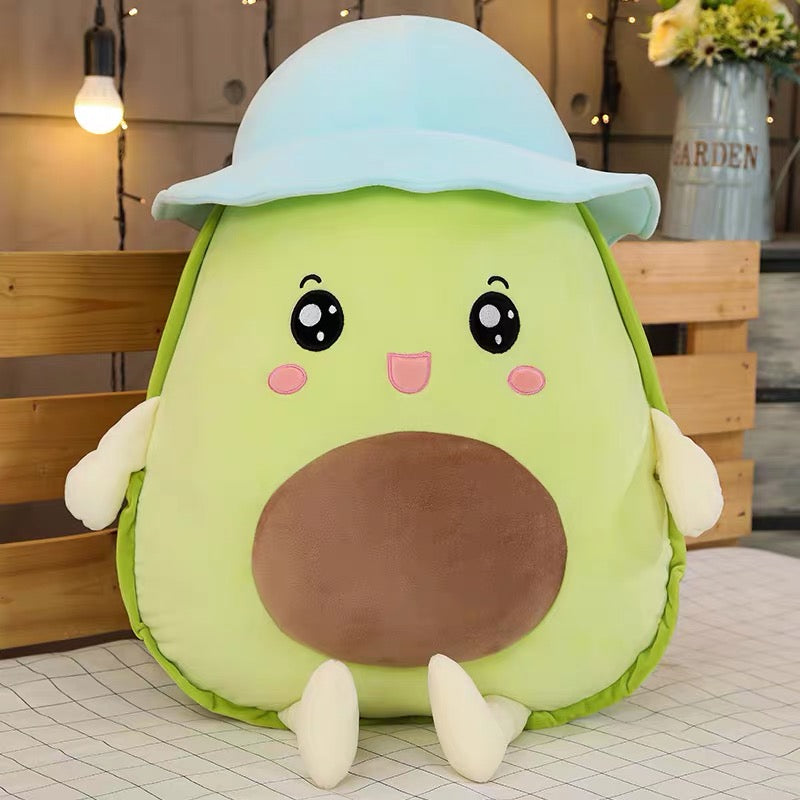 kawaii avocado plush