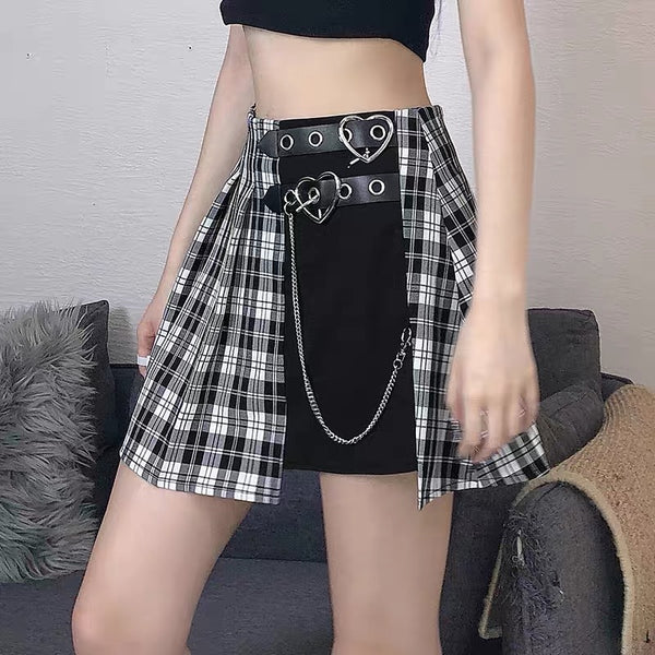 Harajuku Style Plaid Skirt – ivybycrafts