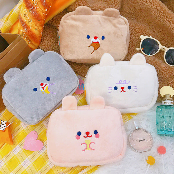 Kawaii Bear Makeup Bag – ivybycrafts