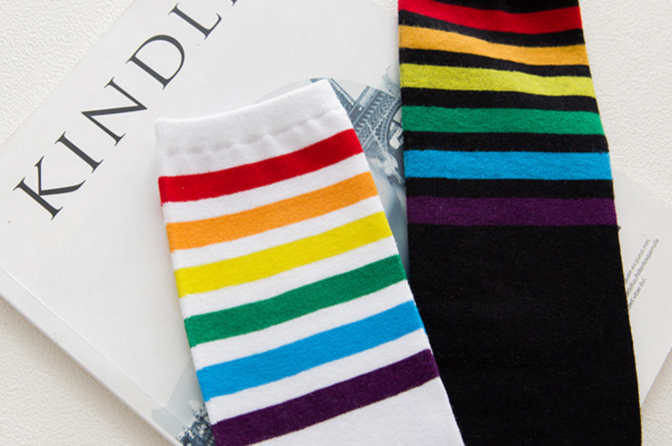 Rainbow Socks – ivybycrafts