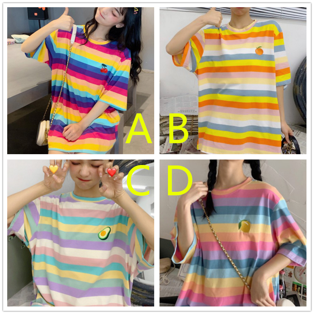Rainbow Fruits T-shirt – ivybycrafts