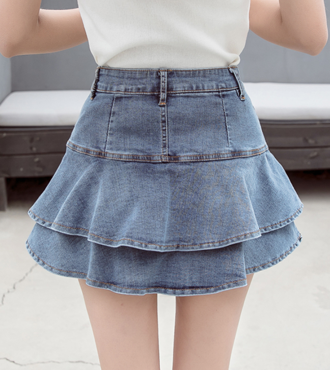 Cute Style Jean Skirt – ivybycrafts