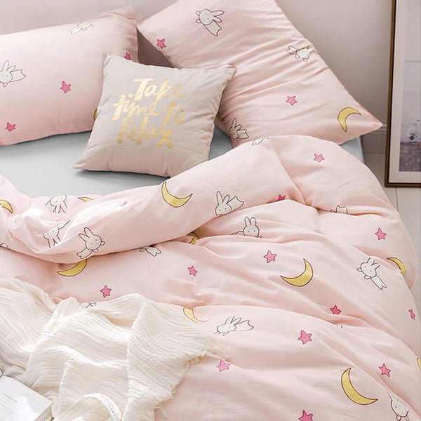 Bunny And Moon Bedding Set – ivybycrafts