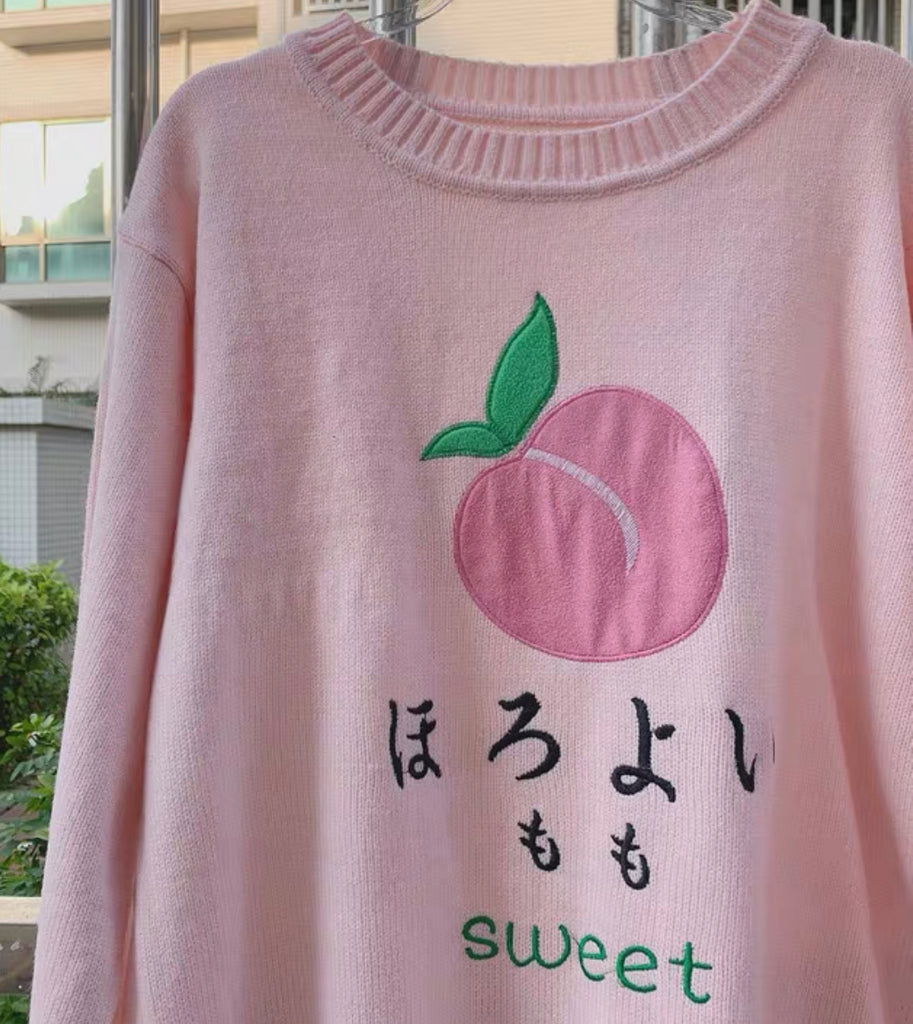 Sweet Peach Sweater – ivybycrafts