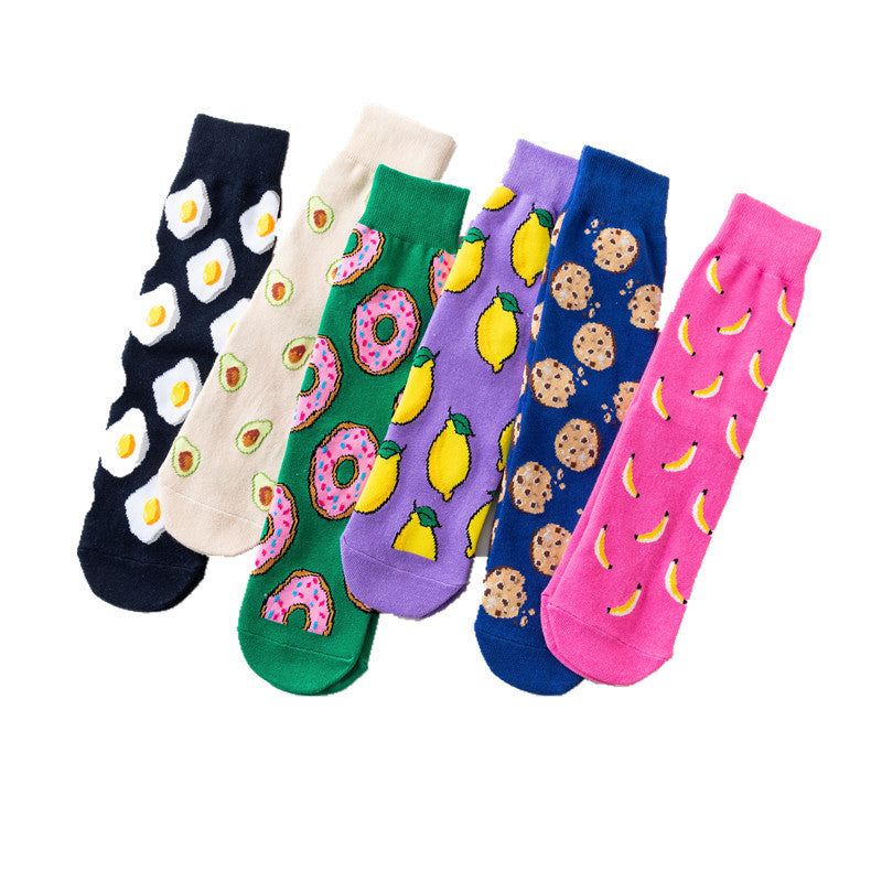 Kawaii Foods Socks – ivybycrafts