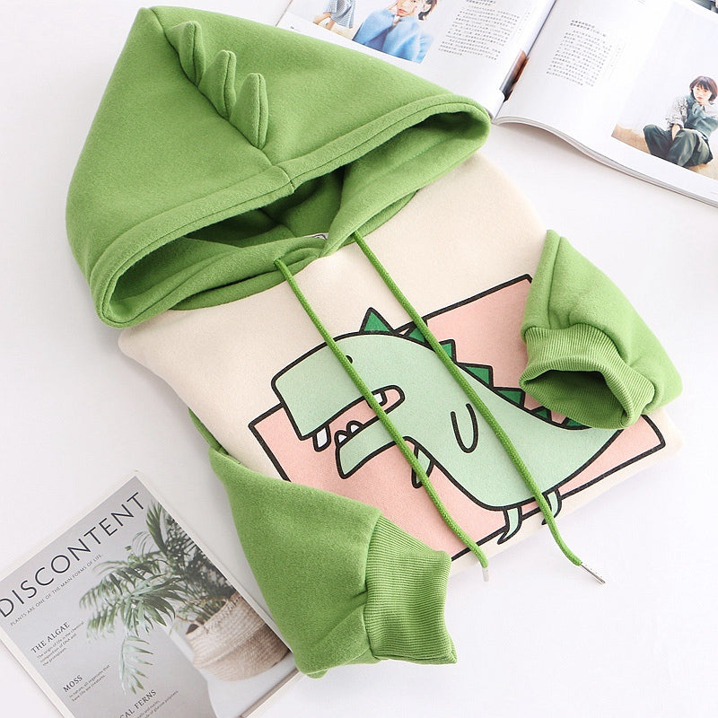 Kawaii Dinosaur Hoodie – ivybycrafts