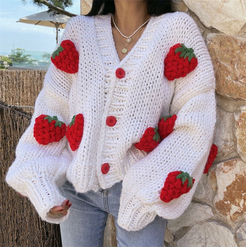 Sweet Strawberry Sweater – ivybycrafts