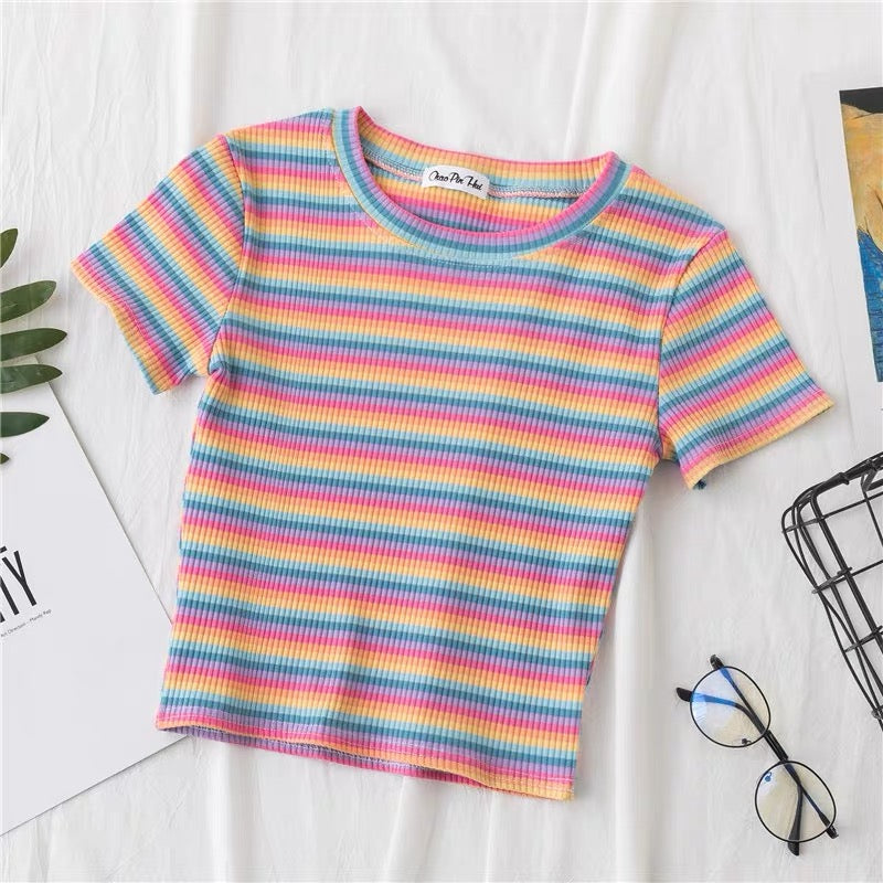 Harajuku Rainbow Top – ivybycrafts