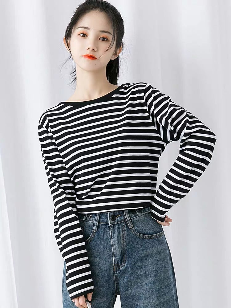 Harajuku Stripes Long Sleeves Shirt – ivybycrafts