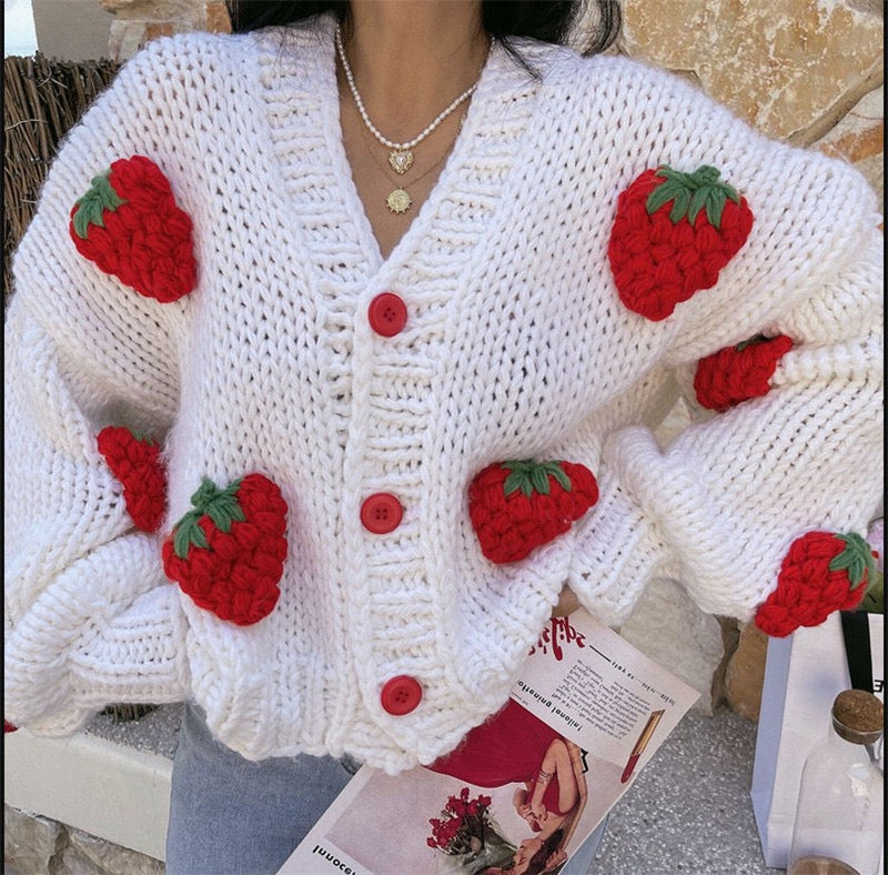 Sweet Strawberry Sweater – ivybycrafts