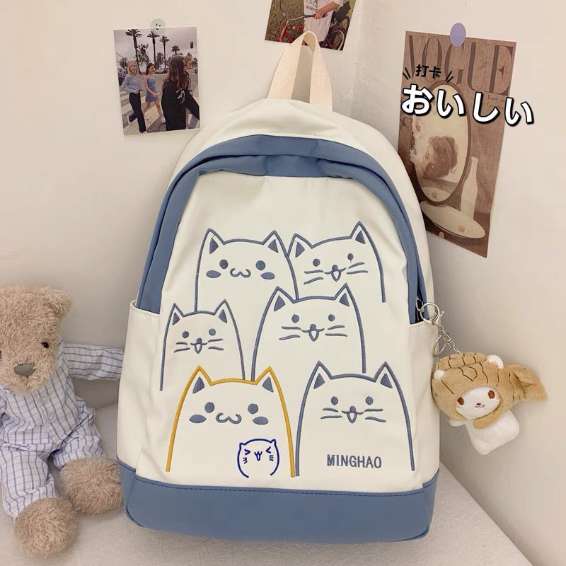 Cute Cats Backpack – ivybycrafts