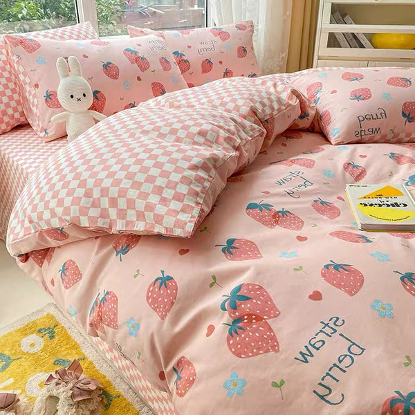 Sweet Strawberries Bedding Set – ivybycrafts