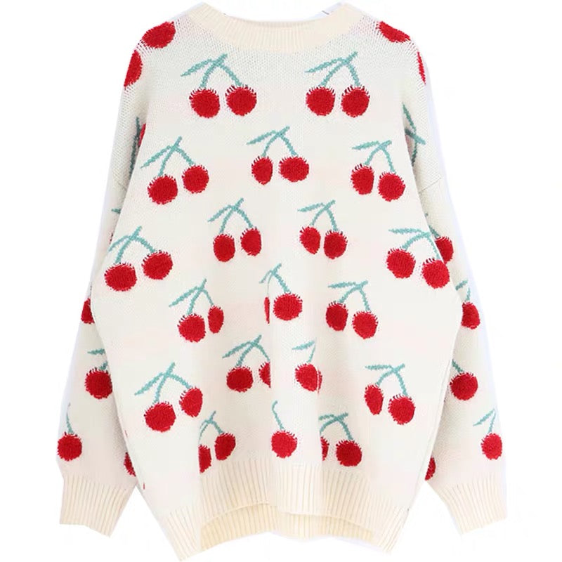 Cute Cherry Sweater – ivybycrafts