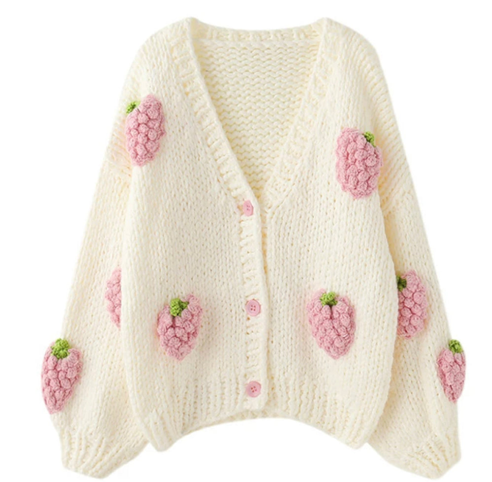 Sweet Strawberry Sweater – ivybycrafts