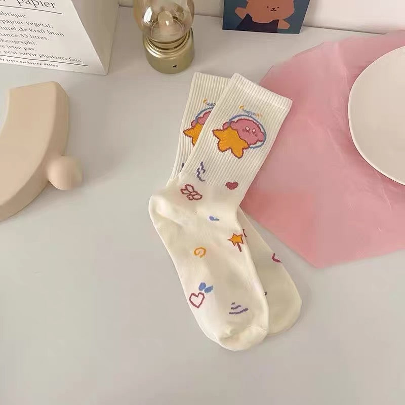 Cute Cartoon Socks – ivybycrafts