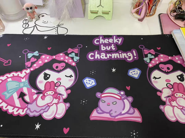 Kawaii Kuromi Mouse Pad – ivybycrafts