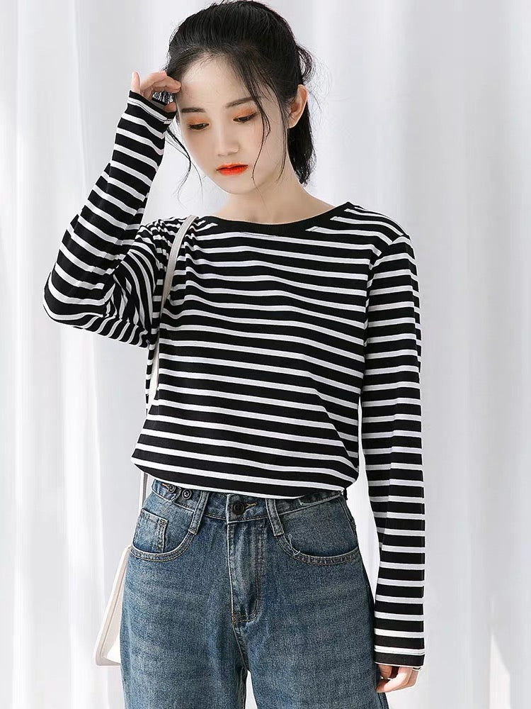 Harajuku Stripes Long Sleeves Shirt – ivybycrafts