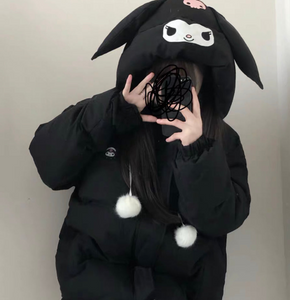 Kawaii Kuromi Winter Jacket – ivybycrafts