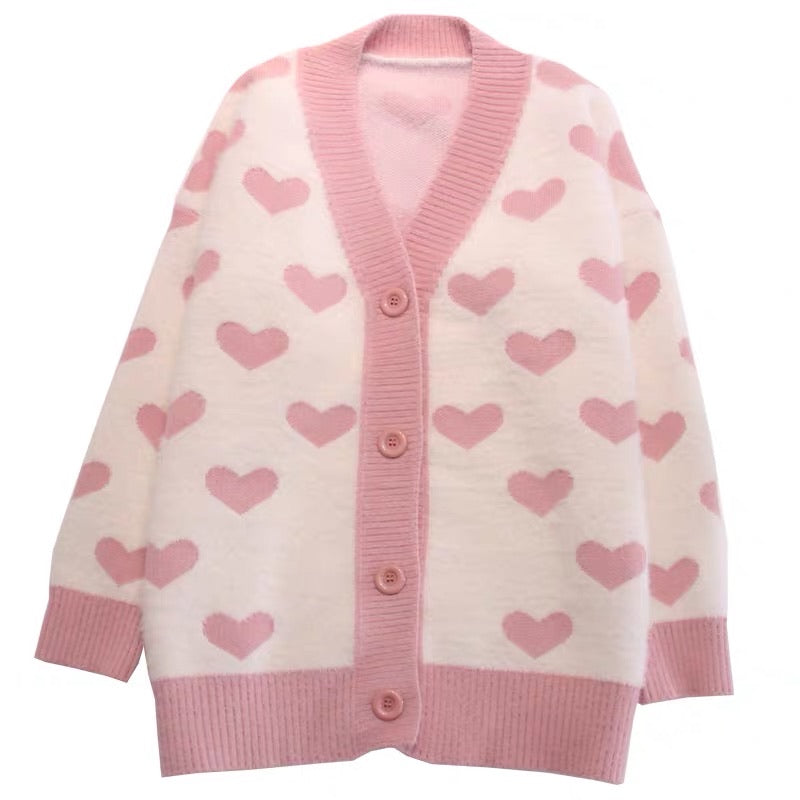 Cute Love Sweater Coat – ivybycrafts