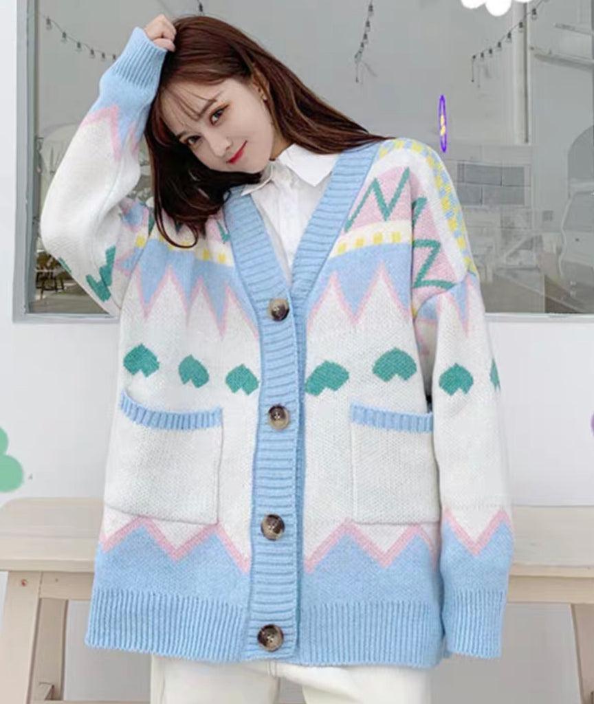 Pastel Sweater Coat – ivybycrafts