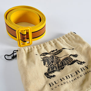 burberry belt yellow