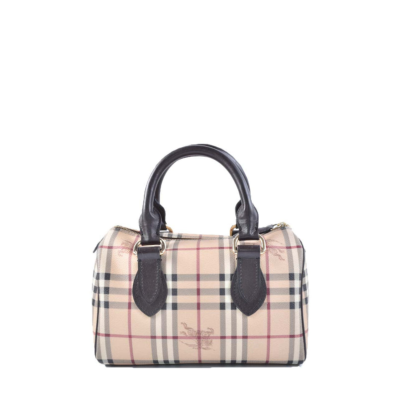 burberry check bowling bag