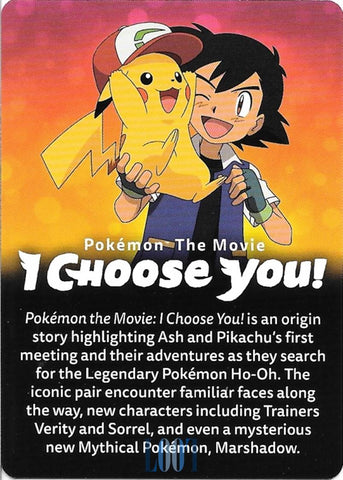 Pokémon The Movie I Choose You Ash And Pikachu Pokémon